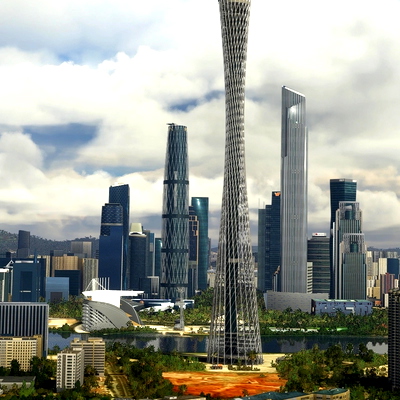 China Guangzhou City ZGGG - for Microsoft Flight Simulator