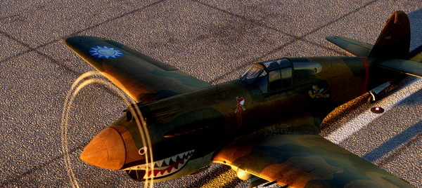 Curtiss_P40_Tomahawk - for Microsoft Flight Simulator