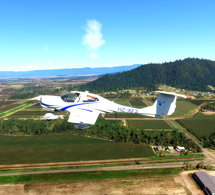 DA40 Twister Decal Scheme 2 - for Microsoft Flight Simulator