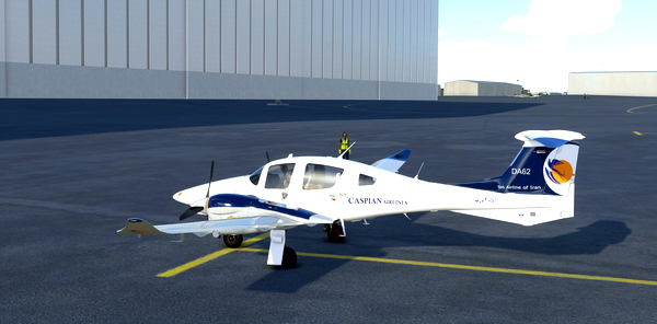 Daimond DA62-Caspian Air 2 (4k) - for Microsoft Flight Simulator