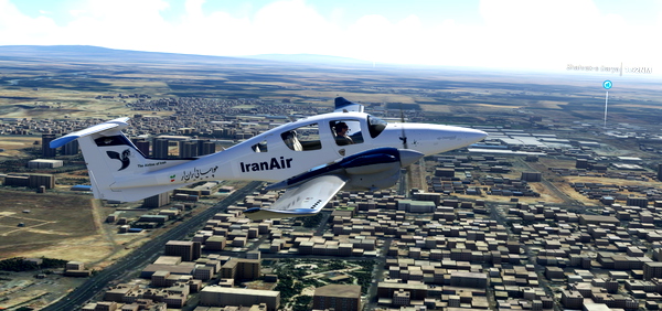 Diamond DA62-livery-Iran Air - for Microsoft Flight Simulator