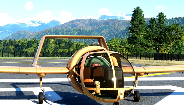 EA-7 Edgley Optica - Amuro model - for Microsoft Flight Simulator