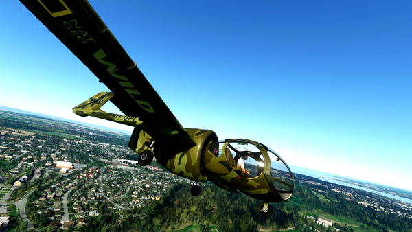 Edgley Optica Nat Geo Wild with changeable registration - for Microsoft Flight Simulator