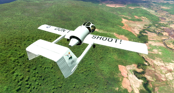 Edgley Optica USAF Don't Shoot! - for Microsoft Flight Simulator