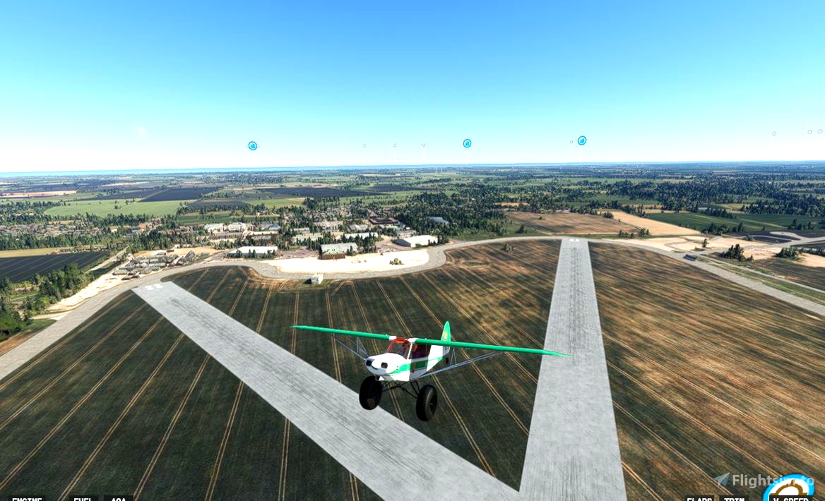 EG25 Burwell Airport Former RAF Manby for Microsoft Flight Simulator