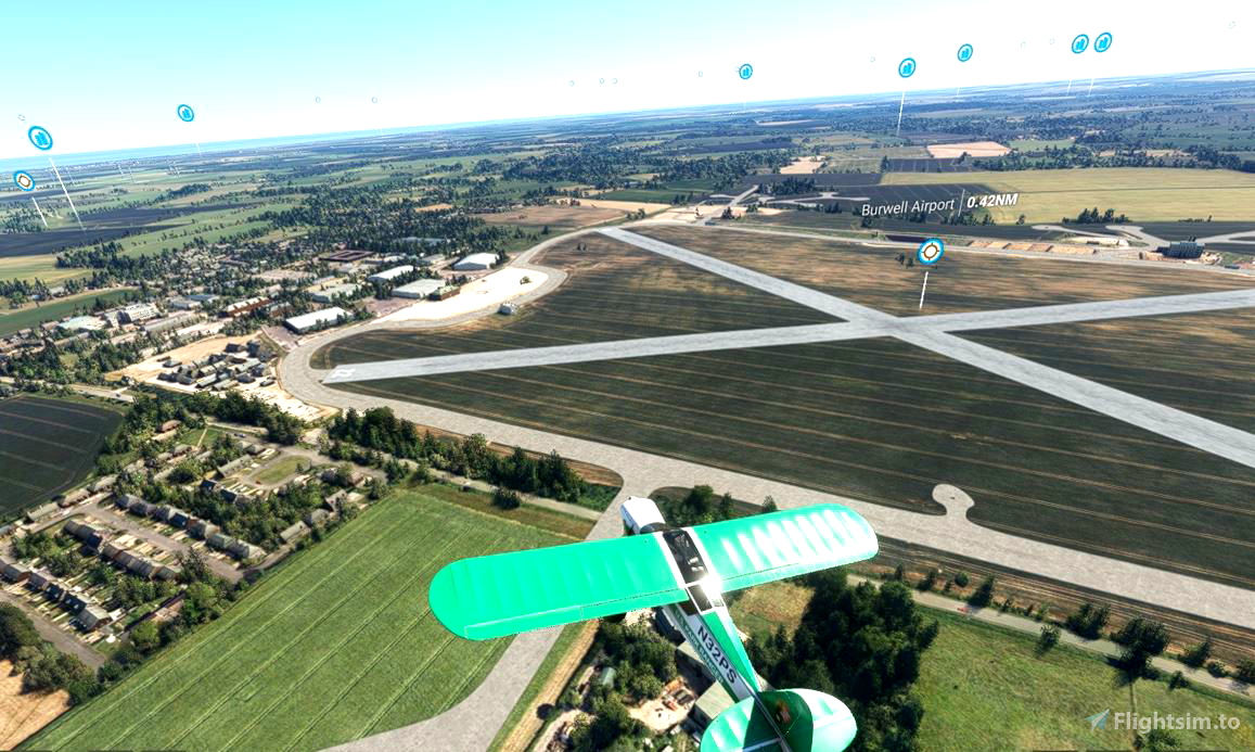 EG25 Burwell Airport Former RAF Manby for Microsoft Flight Simulator