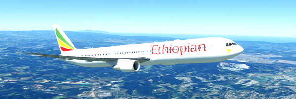 ETHIOPIAN 767-400 - for Microsoft Flight Simulator