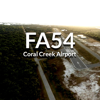 FA54 - Coral Creek Airport, FL - for Microsoft Flight Simulator
