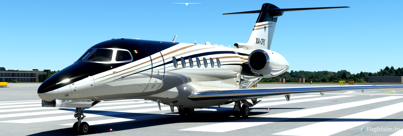 GulfStream G650 - LONGITUDE - BLACK for Microsoft Flight Simulator | MSFS