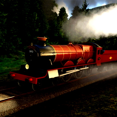 Hogwarts Express Steam Train - Custom Animations, Sounds & Smoke Effects - for Microsoft Flight Simulator