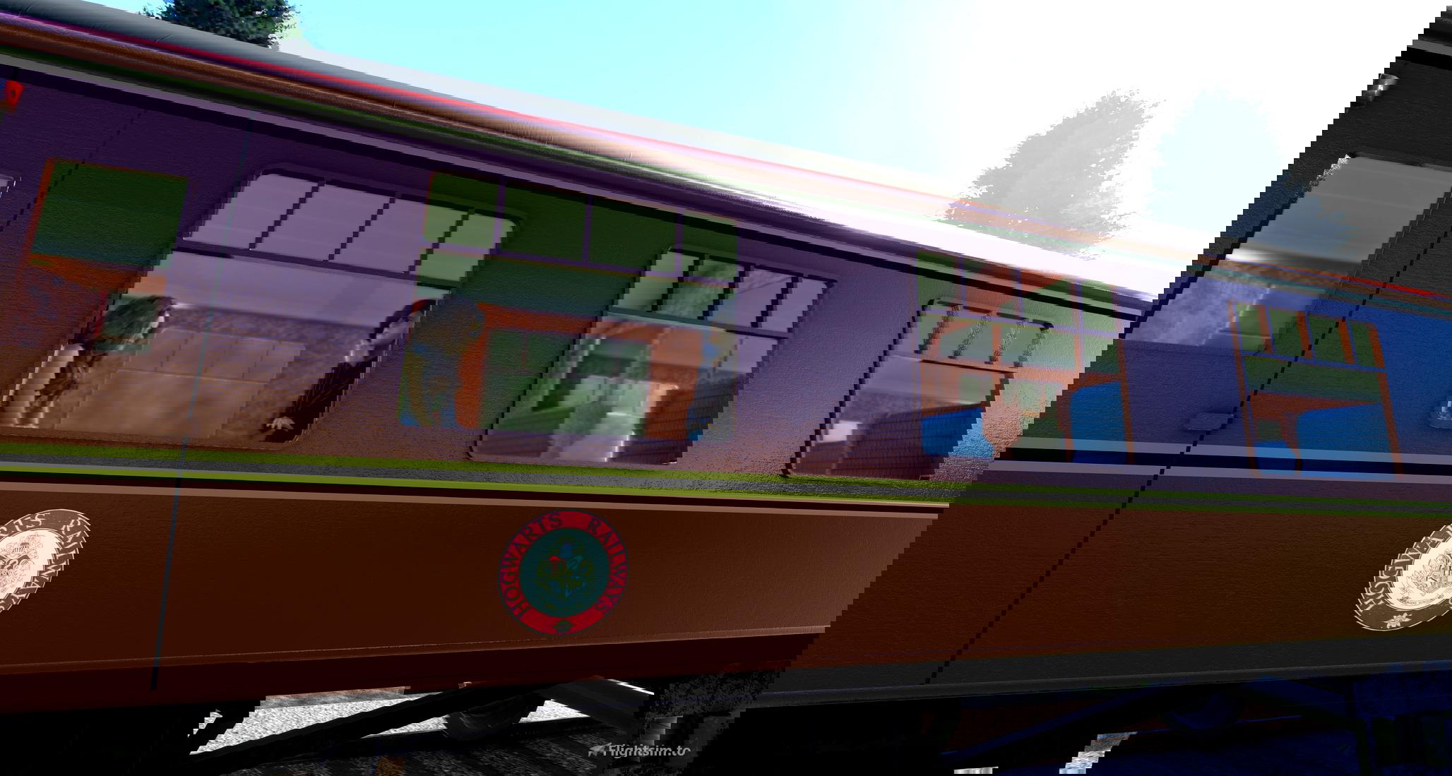 Jeppeson2001 Hogwarts Express Steam Train Custom Animations, Sounds