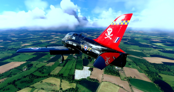 Just Flight Hawk T1 Royal Air Force RAF XX221 Red Edition - for Microsoft Flight Simulator
