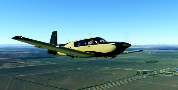 Mooney M20R in Green and Gold - for Microsoft Flight Simulator