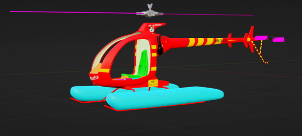 Mosquito XE Helicopter HB-XAG Air Grischa - for Microsoft Flight Simulator