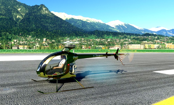 Mosquito XE Helicopter T-369 SWISS AIR FORCE - for Microsoft Flight Simulator
