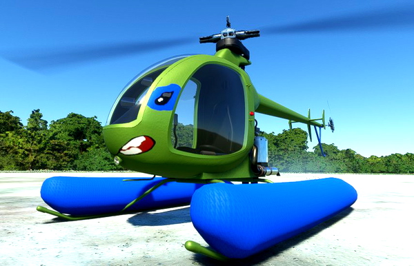 Mosquito XE TMNT Livery Set .4a compatible - for Microsoft Flight Simulator