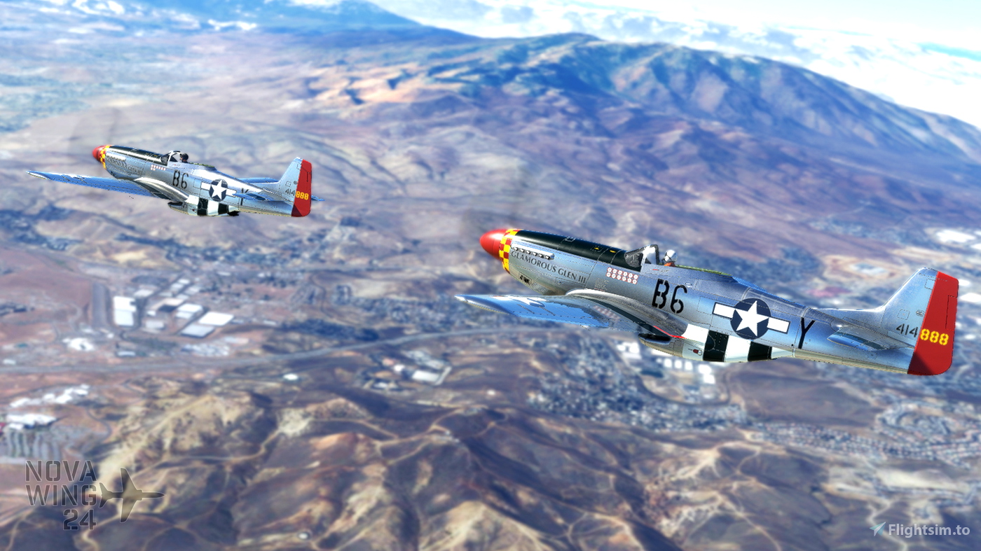 North American Aviation P-51 Glamorous Glen III pour Microsoft Flight ...