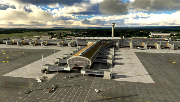 Oslo Gardermoen Airport ENGM - for Microsoft Flight Simulator