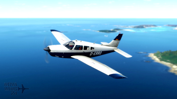 Piper PA28R Arrow III D-ERRO - for Microsoft Flight Simulator