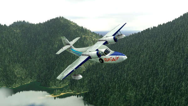 RacAir livery for Grumman G44-A Widgeon - for Microsoft Flight Simulator