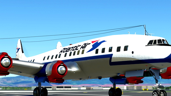 Red Wing Simulations / L-1049 Super Constellation ATLANTIC AIR (Fictional / Requested) - for Microsoft Flight Simulator