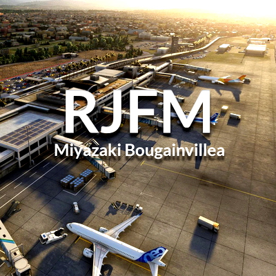 RJFM - Miyazaki Bougainvillea Airport - for Microsoft Flight Simulator