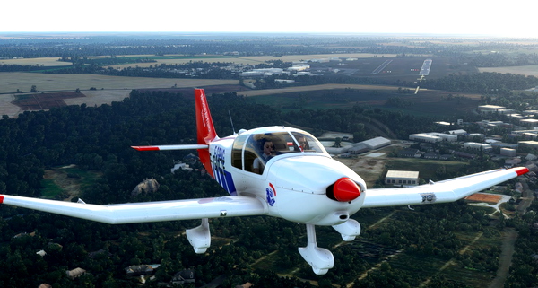 Robin DR400 Aéro-Club Air France - for Microsoft Flight Simulator