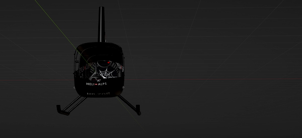 Robinson R44 Raven II HB-ZOR Heli Alpes - for Microsoft Flight Simulator