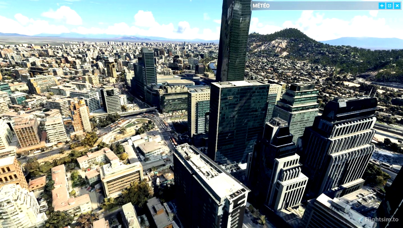 Santiago city for Microsoft Flight Simulator | MSFS