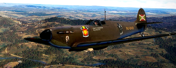 Spitfire Mk1A AH Kivu 9U-BAB - for Microsoft Flight Simulator