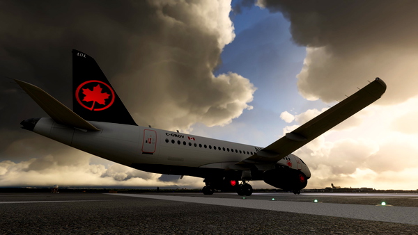 SSJ 100 Air Canada Repaint MOD - for Microsoft Flight Simulator