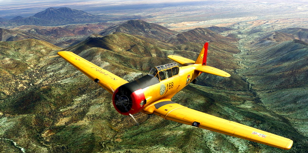 Texan T-6 N-168J Wupatki - for Microsoft Flight Simulator