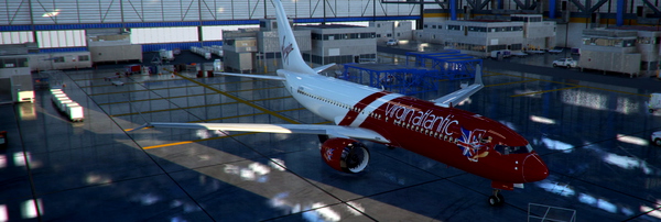 VIRGIN RED - for Microsoft Flight Simulator