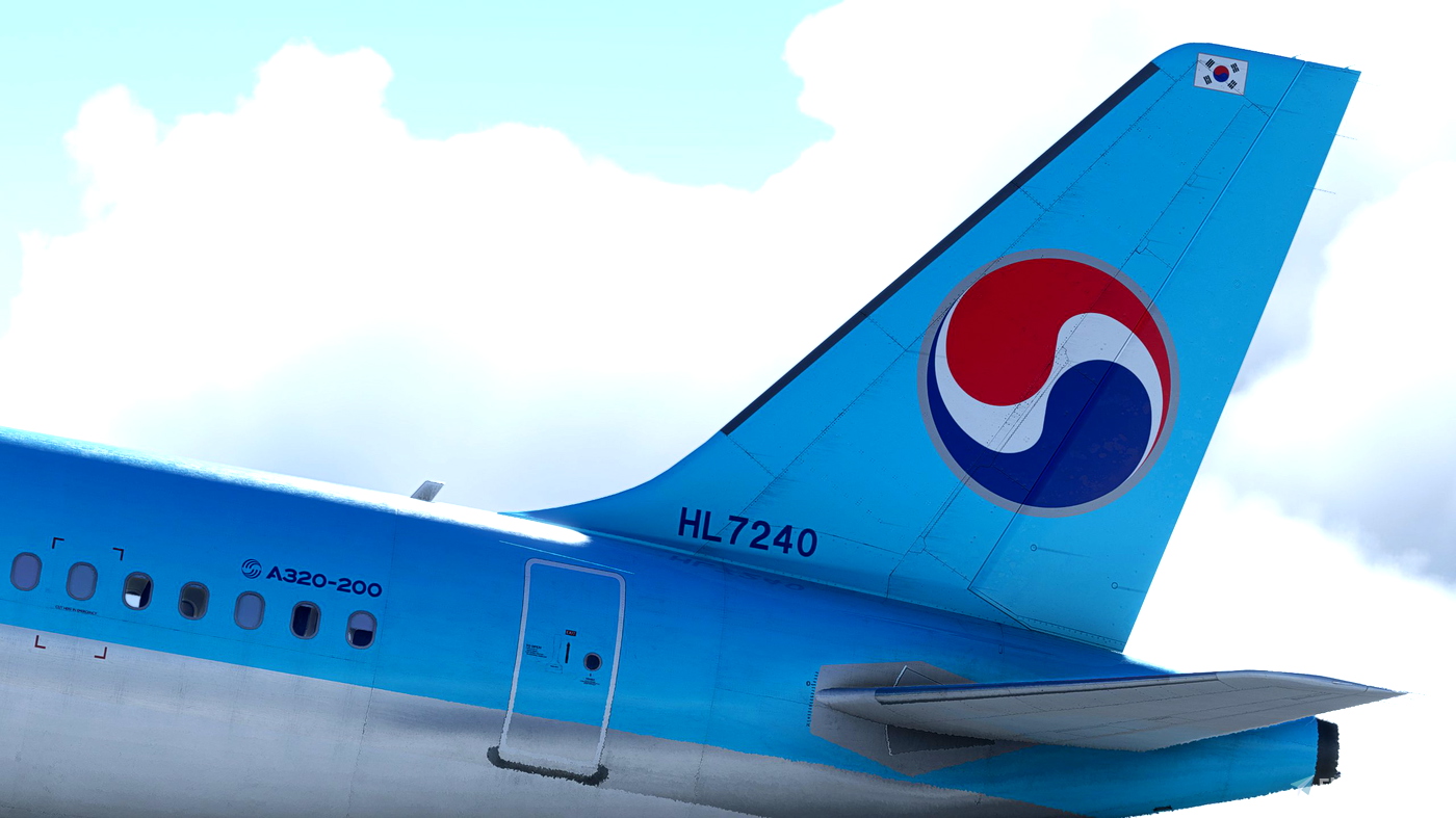 [4K & 8K] Korean Air livery for Fenix A320 for Microsoft Flight ...