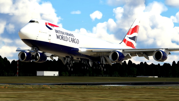 747-8F British Airways World Cargo - for Microsoft Flight Simulator