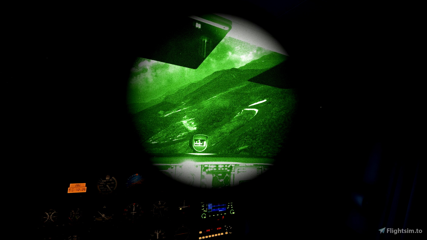 A More Realistic Night Vision for Microsoft Flight Simulator MSFS