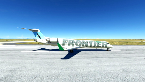 Aerosoft CRJ700 Frontier JetExpress N601QX - for Microsoft Flight Simulator