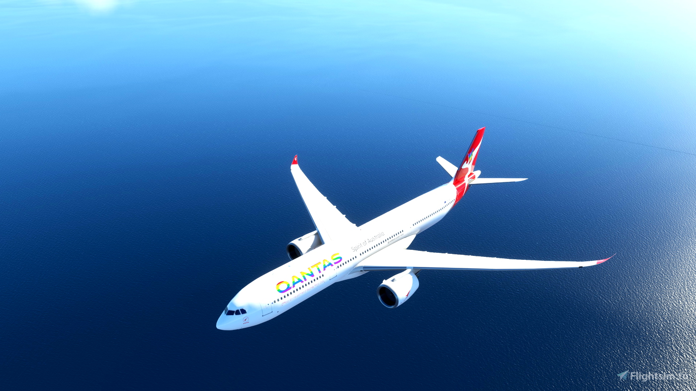 Airbus A330-900 Qantas Rainbow Roo VH-QPJ for Microsoft Flight ...