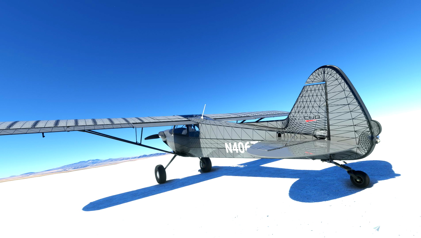 Asobo XCub UV Map Livery 对于 Microsoft Flight Simulator | MSFS