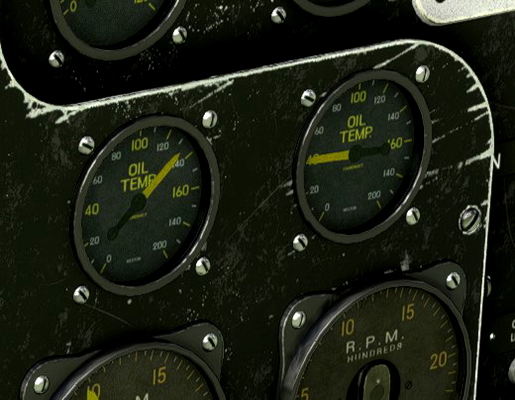 B247D Oil Temperature Indicator FIX - for Microsoft Flight Simulator
