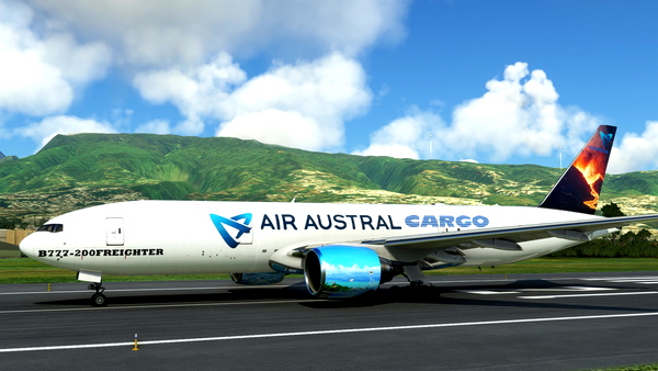 B777-200F Air austral cargo (fictif) - for Microsoft Flight Simulator