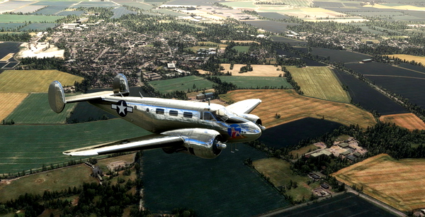 Beechcraft D18S N165ZA "Beech Baby" - for Microsoft Flight Simulator