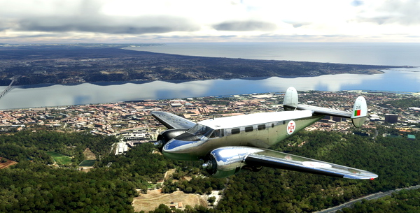 Beechcraft D18S Portuguese Air Force #2516 - for Microsoft Flight Simulator