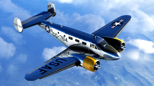Beechcraft EC-45F Expeditor 43-35764 - for Microsoft Flight Simulator