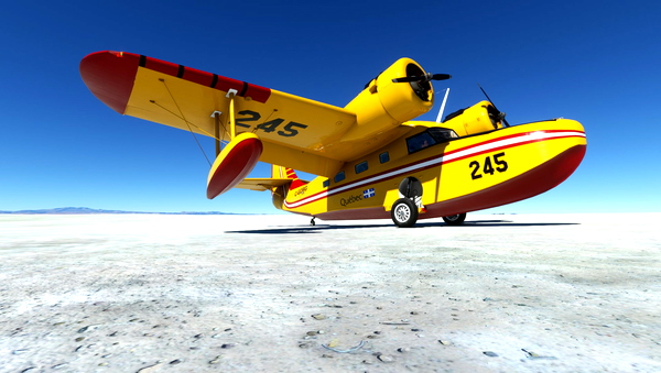 Big Radials Goose - Canadair CL-415 Scooper 245 - for Microsoft Flight Simulator