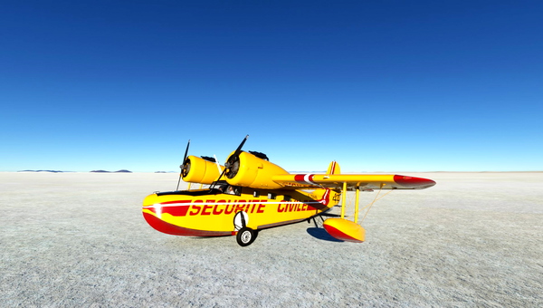 Big Radials Goose - Sécurité Civile Scooper - for Microsoft Flight Simulator