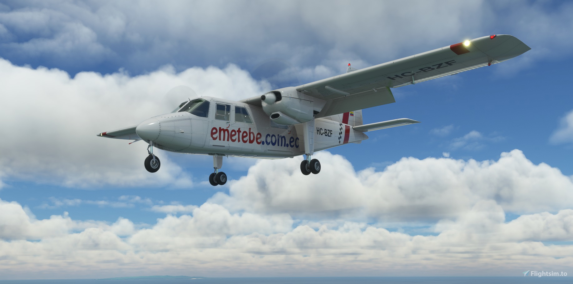 [BlackBox] EMETEBE Britten-Norman BN2 Islander V2 のために Microsoft Flight ...