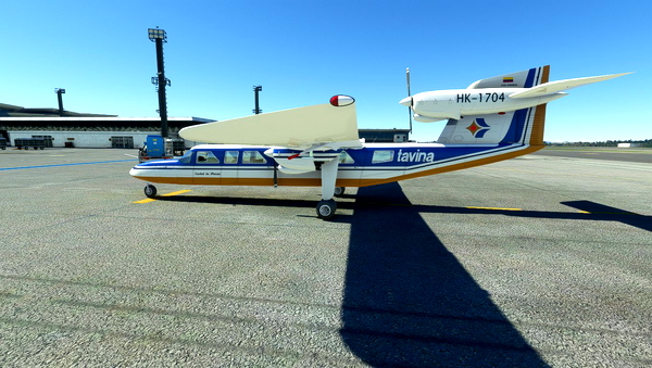 BN2-2A MK3 Tavina Colombia HK-1704 repaint request - for Microsoft Flight Simulator