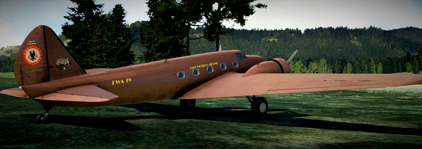 Boeing 247 "Fast Western Airline" FWA18 - for Microsoft Flight Simulator