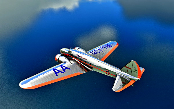Boeing 247d American Airlines Restored - for Microsoft Flight Simulator